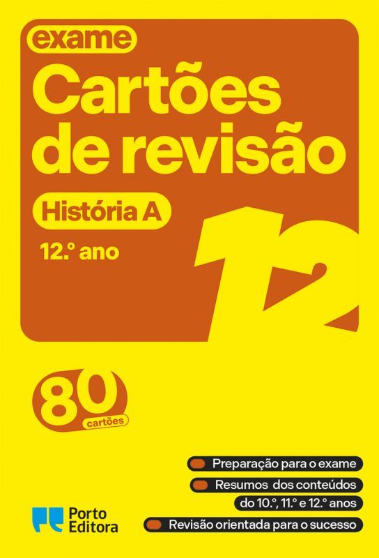 Livro História A - 12.º Ano  