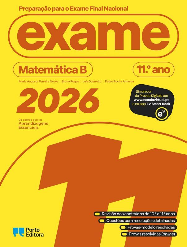 Preparação para o Exame Final Nacional 2026 - Matemática B - 11.º Ano