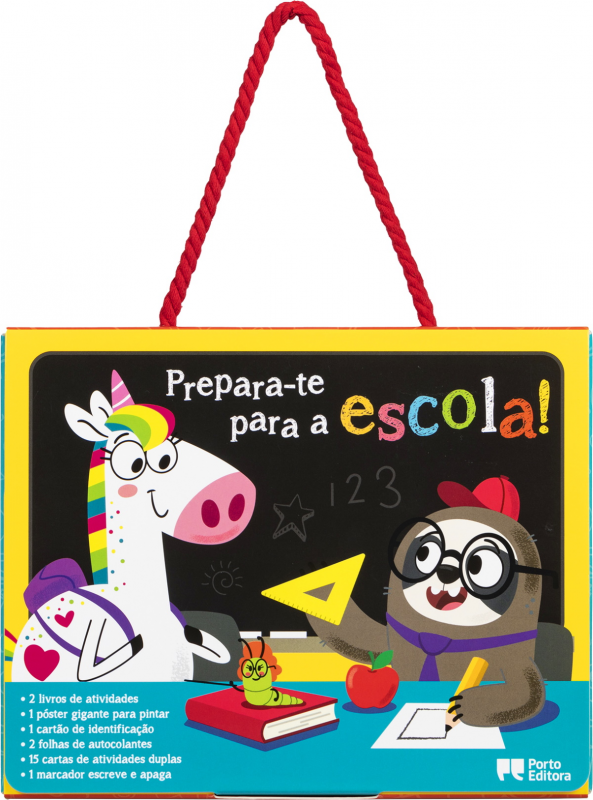 Prepara-te Para a Escola! - Com Livros e Cartas de Atividades, Autocolantes e Caneta Escreve e Apaga!
