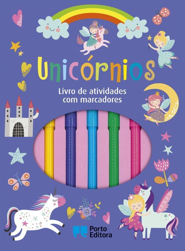 Unicórnios - Livro de Atividades com Marcadores
