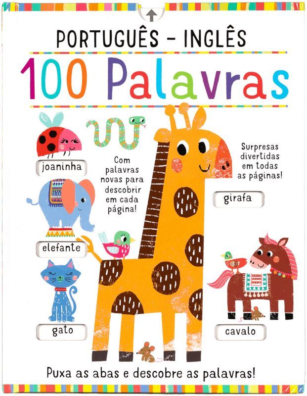 100 Palavras - Português - Inglês - Puxa as Abas e Descobre as Palavras!