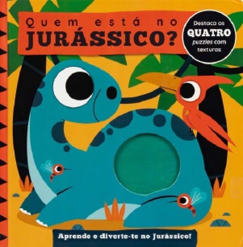 Quem Está no Jurássico? - Com 4 Puzzles com Texturas