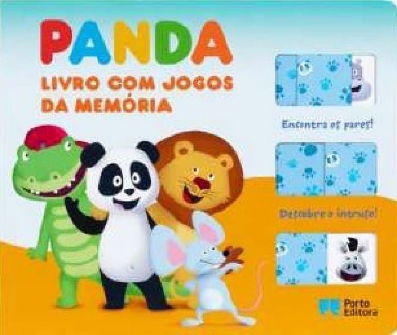 Canal Panda - Livro com Jogos da Memória