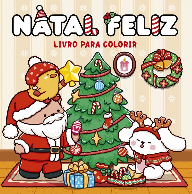 Natal Feliz - Livro para Colorir