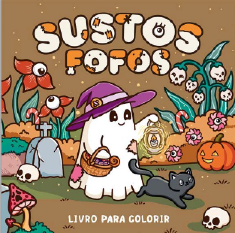 Sustos Fofos - Livro para Colorir