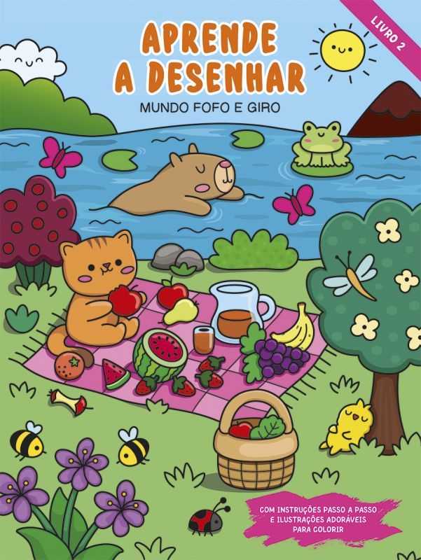 Aprende a Desenhar - Mundo Fofo e Giro - Livro 2