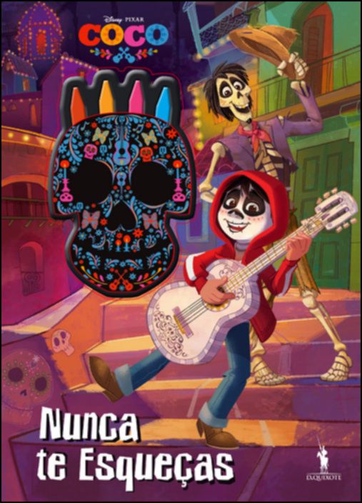 Coco - Nunca Te Esqueças - Colorir em Papel Preto