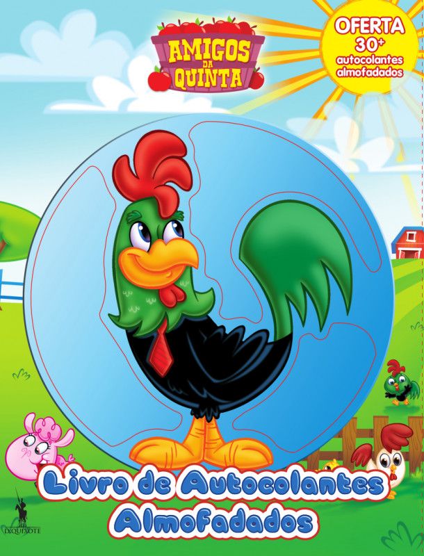 Livro de Autocolantes Almofadados - Amigos da Quinta