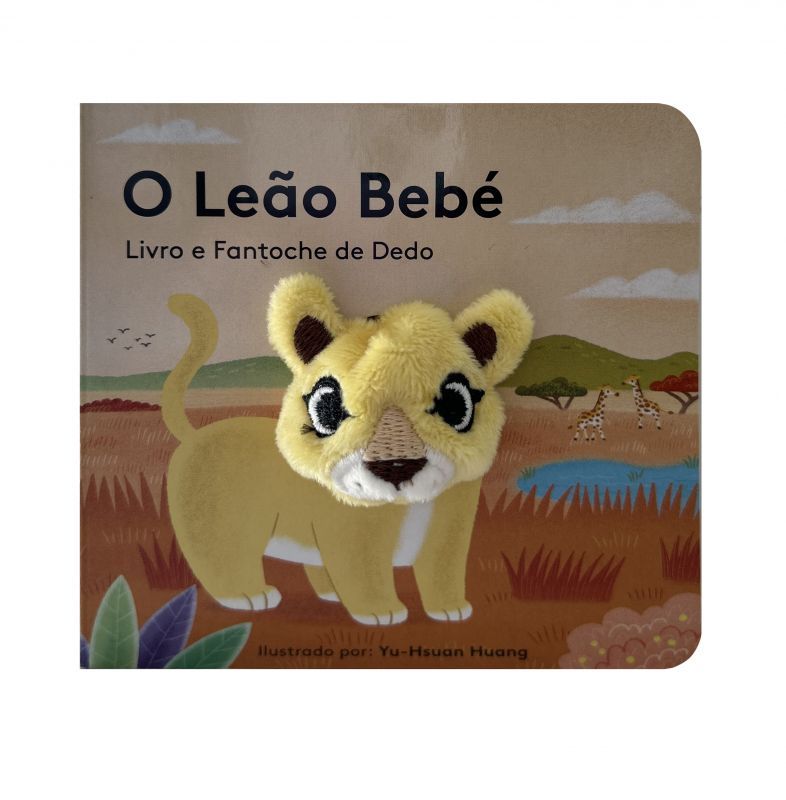 Livro e Fantoche de Dedo - O Leão Bebé