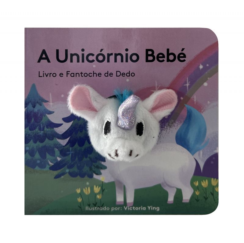 Livro e Fantoche de Dedo - A Unicórnio Bebé