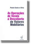 AS Operações de Venda a Descoberto de Valores Mobiliários