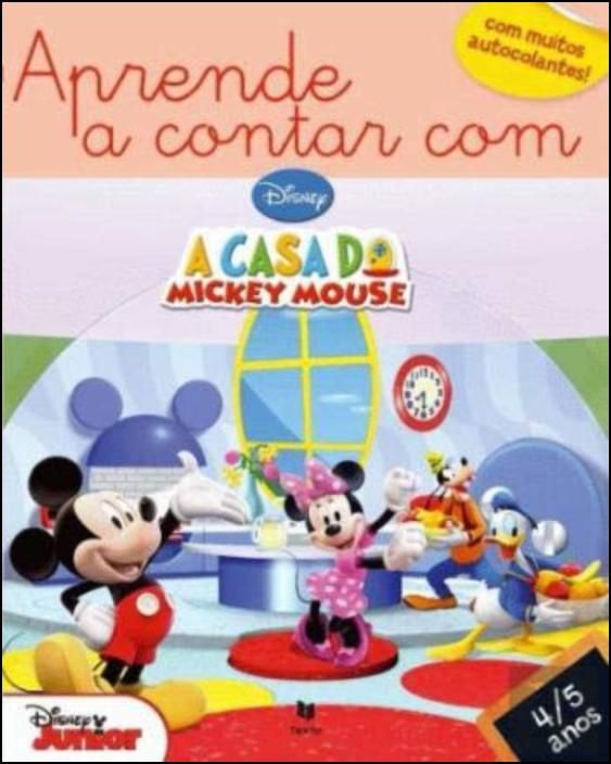 Aprende a Contar com a Casa do Mickey Mouse 4-5 Anos
