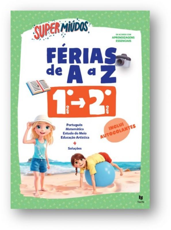 Supermiúdos - Férias de A a Z 1.º Ano - 2º Ano