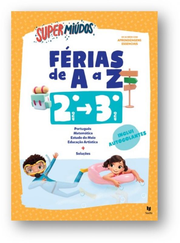 Supermiúdos - Férias de A a Z 2.º Ano - 3º Ano