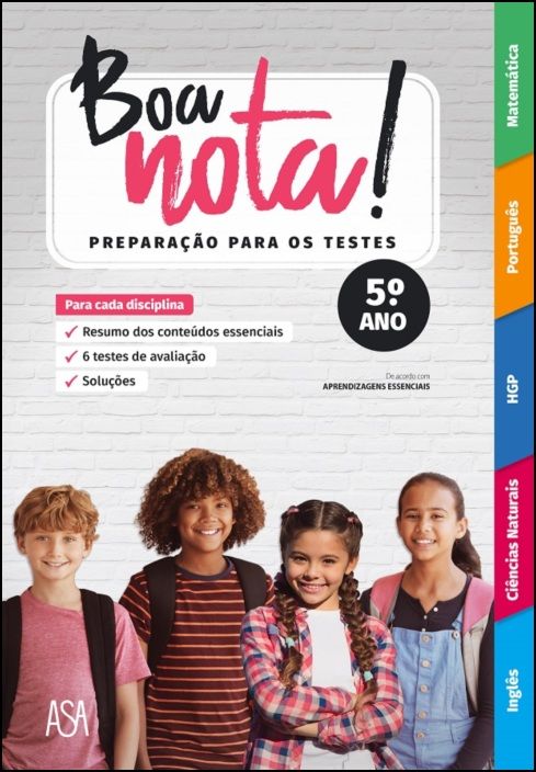 Boa Nota! Preparação para os Testes - 5.º ano