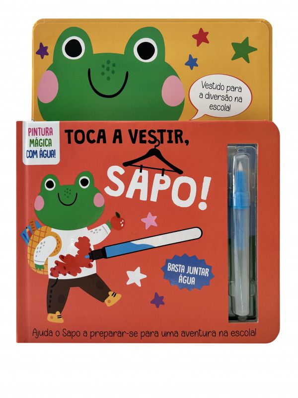 Toca a Vestir, Sapo! - Pintura Mágica com Água
