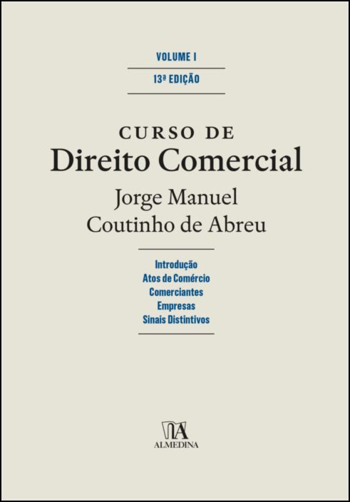 Curso de Direito Comercial - Volume I