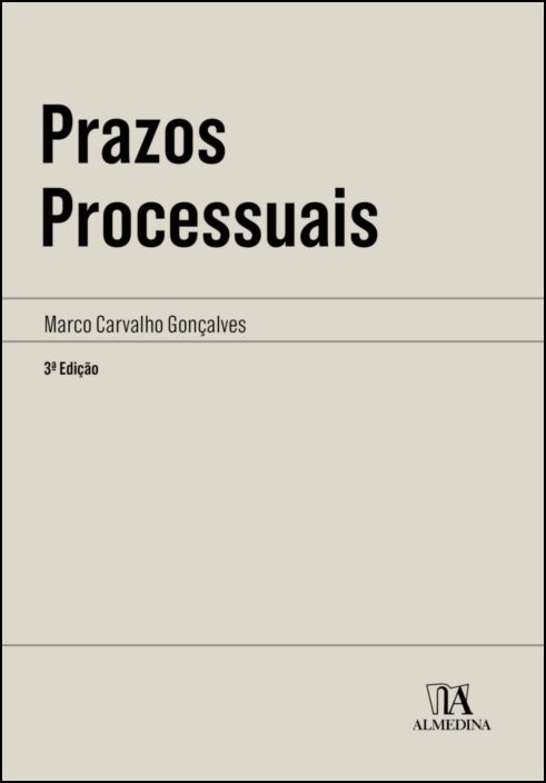 Prazos Processuais - 3º Edição