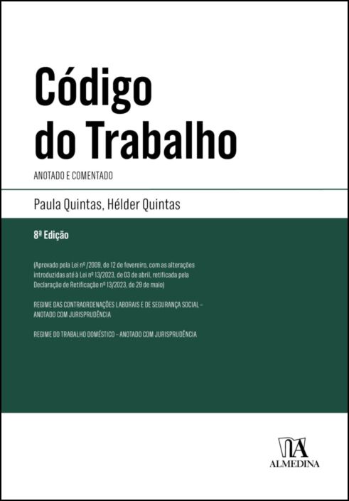 Código do Trabalho - Anotado e Comentado