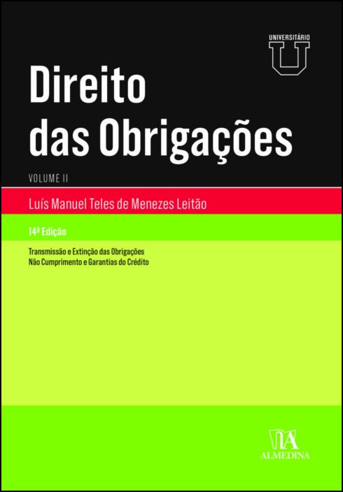 Direito das Obrigações - Vol. II