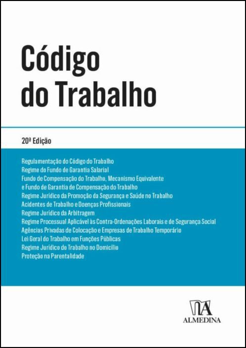 Código do Trabalho - Edição de Bolso - 20ª Edição