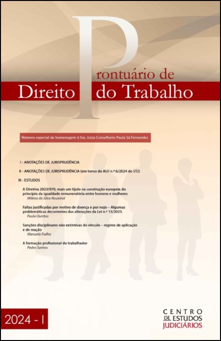 Prontuário de Direito do Trabalho I 2024