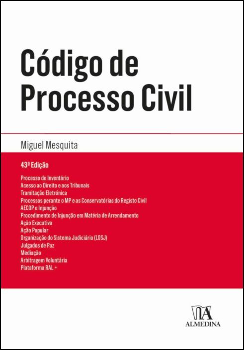 Código de Processo Civil - 43ª Edição