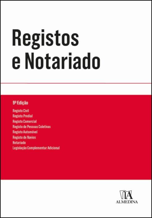 Registos e Notariado - 9ª Edição