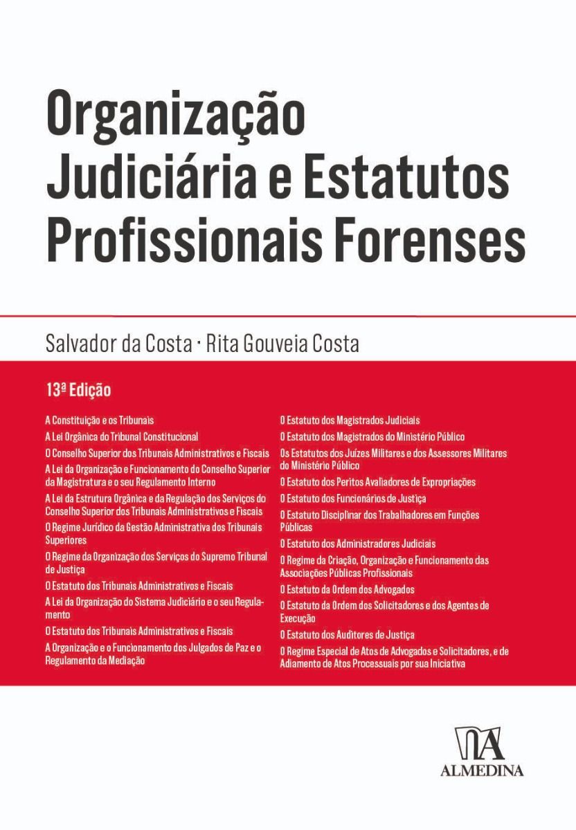 Organização Judiciária e Estatutos Profissionais Forenses
