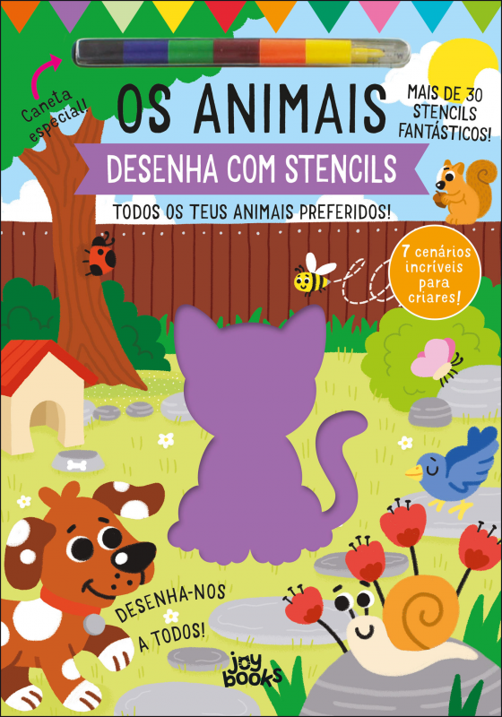 Desenha com Stencils: Os Animais