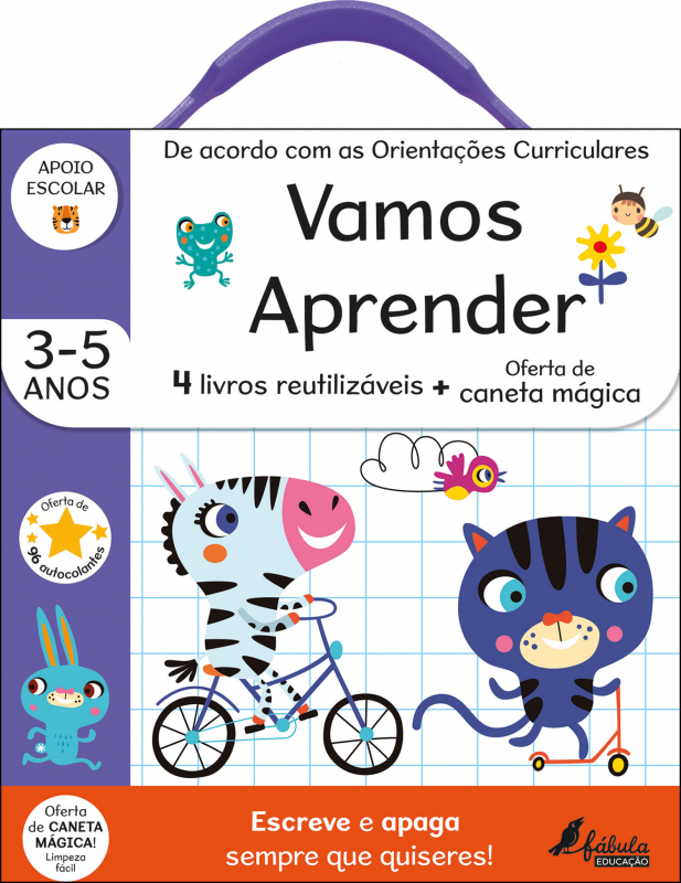 Vamos Aprender 3-5 Anos - Escreve e Apaga