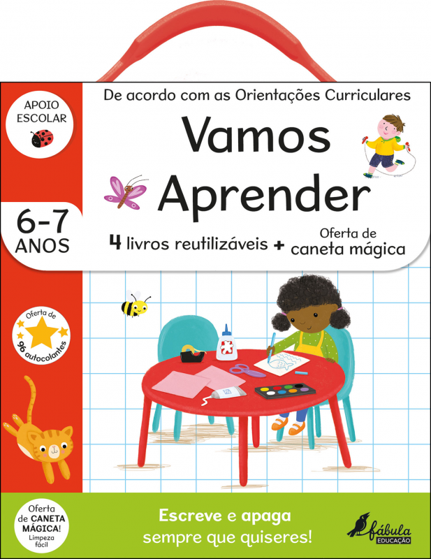 Vamos Aprender 6-7 Anos - Escreve e Apaga