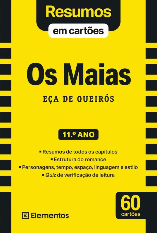 Livro Os Maias - Eça de Queirós - 11.º Ano  