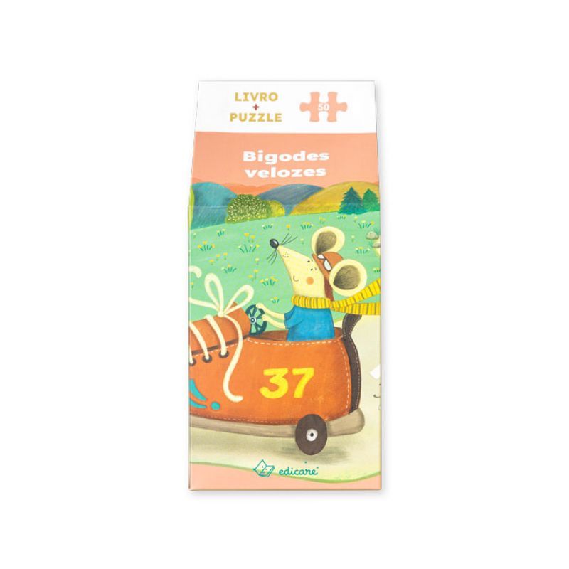 Bigodes Velozes - Livro + Puzzle -50 Pcs