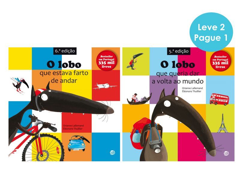 O Lobo: Livros de Histórias - Pacote Leve 2 Pague 1