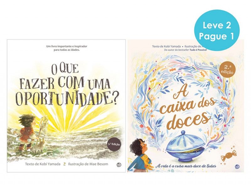 O que Fazer com uma Oportunidade? E a caixa dos Doces  -  Pacote Leve 2 Pague 1