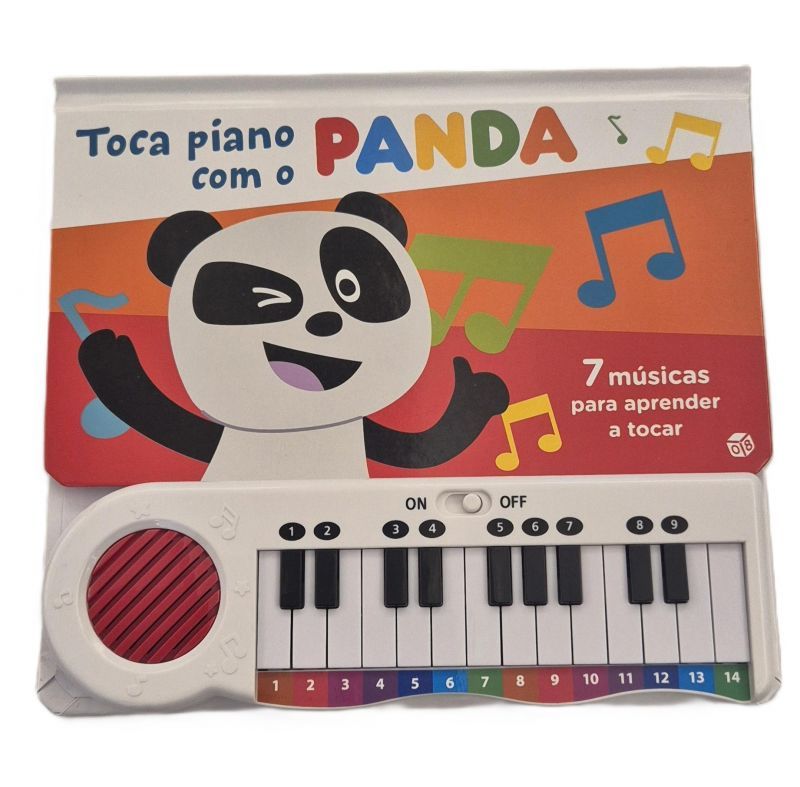 Toca Piano com o Panda - Livro de Atividades com Oferta de Piano