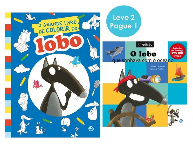 O Lobo - O Grande Livro de Colorir com Oferta de Livro de Histórias