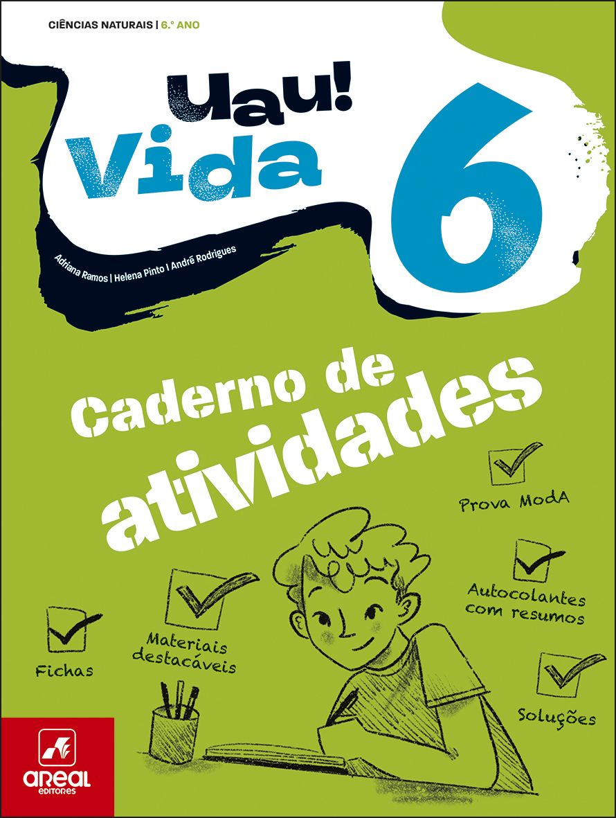 Caderno de Atividades - UAU! Vida 6 -  Ciências Naturais - 6.º Ano