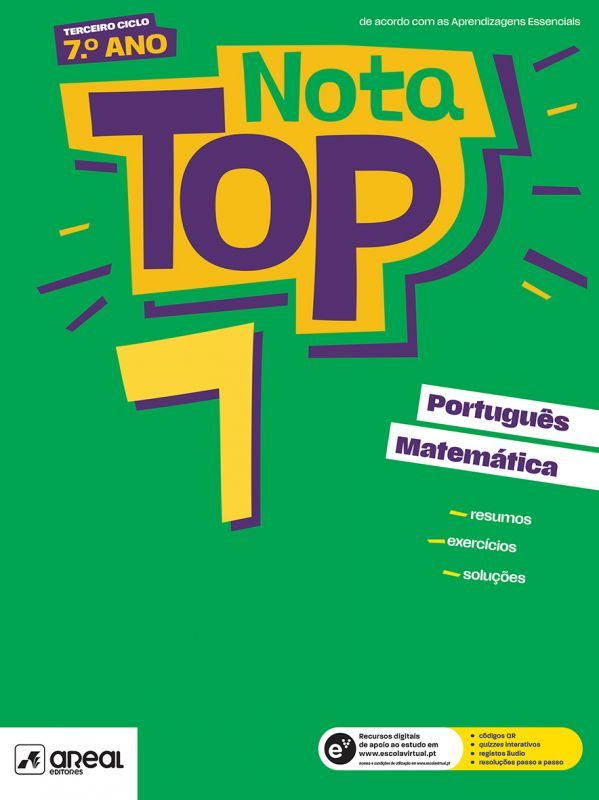 Nota Top 7 - 7.º Ano - Português e Matemática
