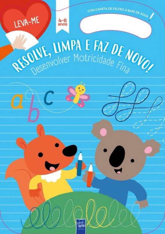 Desenvolver Motricidade Fina - Azul 4-6 Anos