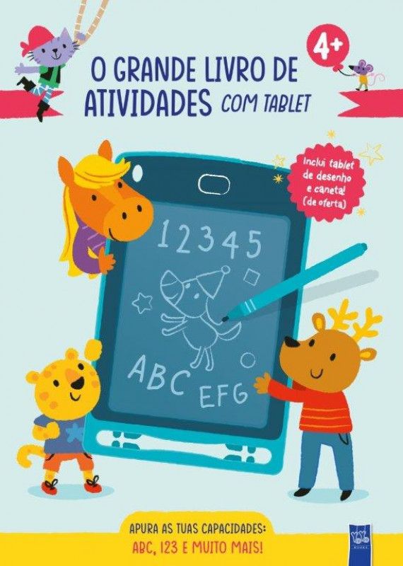 O Grande Livro de Atividades com Tablet - ABC e 123 4+