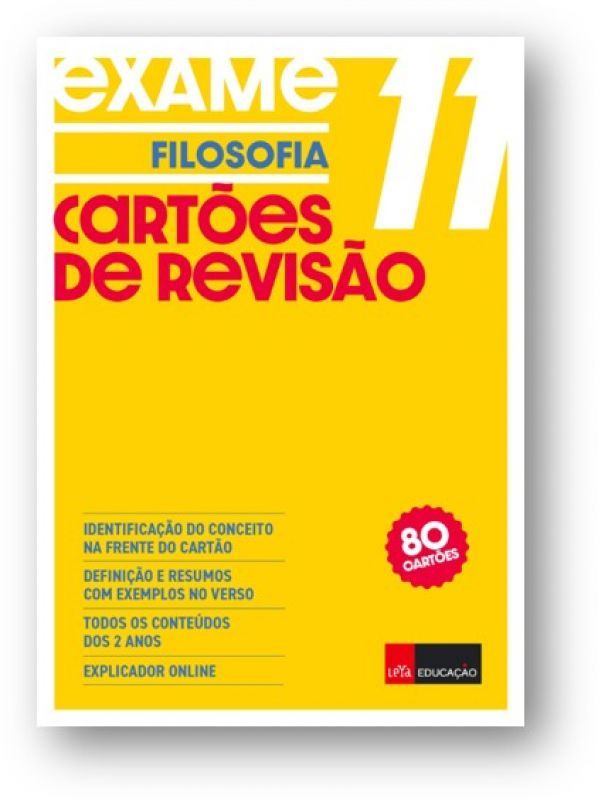 Cartões de Revisão Filosofia 11