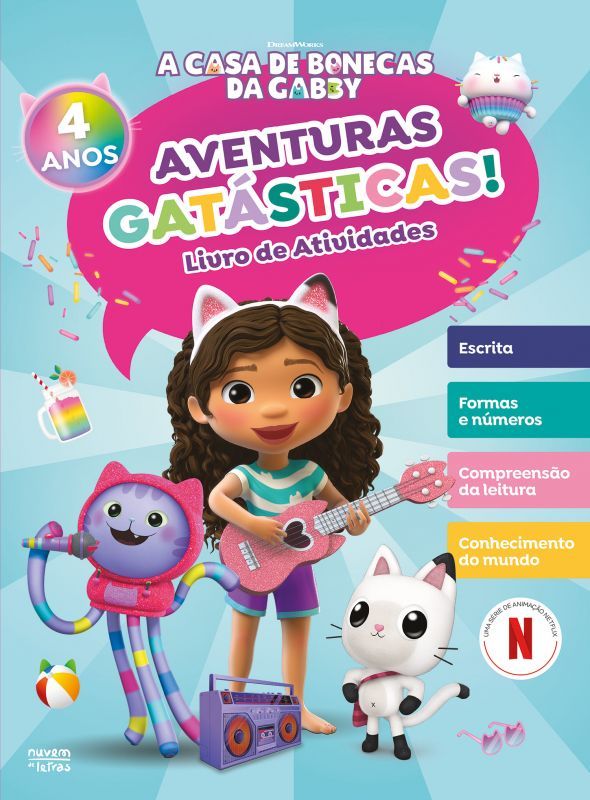 Aventuras Gatásticas! - Livro de Atividades - 4 Anos
