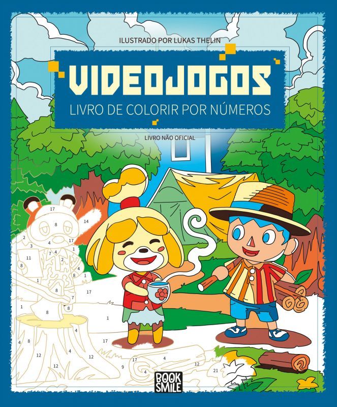 Videojogos - Livro de Colorir por Números