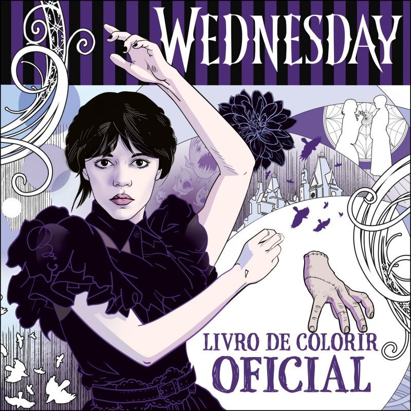 Wednesday - Livro de Colorir Oficial