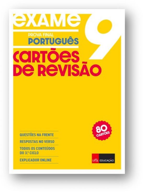 Cartões de Revisão - Exame Português 9