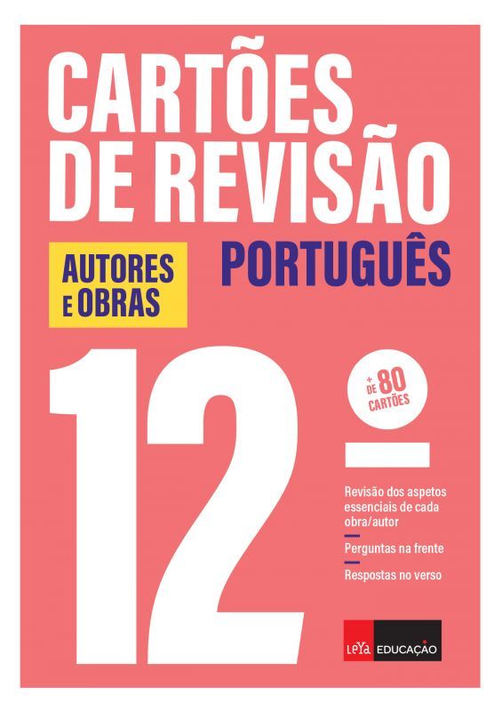 Cartões de Revisão Português - Autores e Obras - 12.º Ano