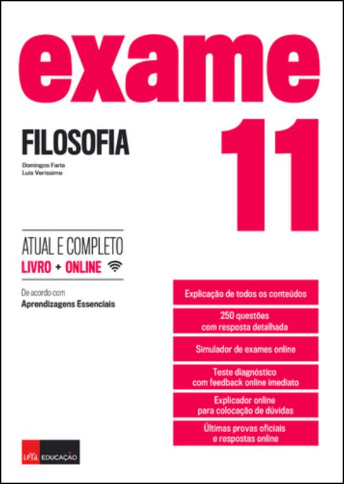 Exame Filosofia 11.º Ano