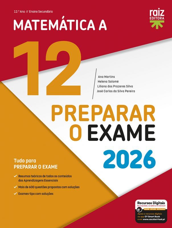 Preparar o Exame 2026 - Matemática A - 12.º Ano  